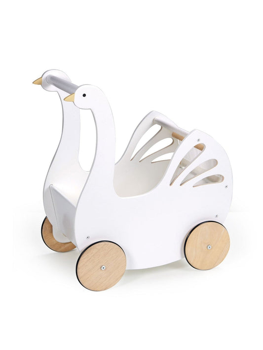 Tender Leaf Toys Swan Pram - Marsh and Manor Collective