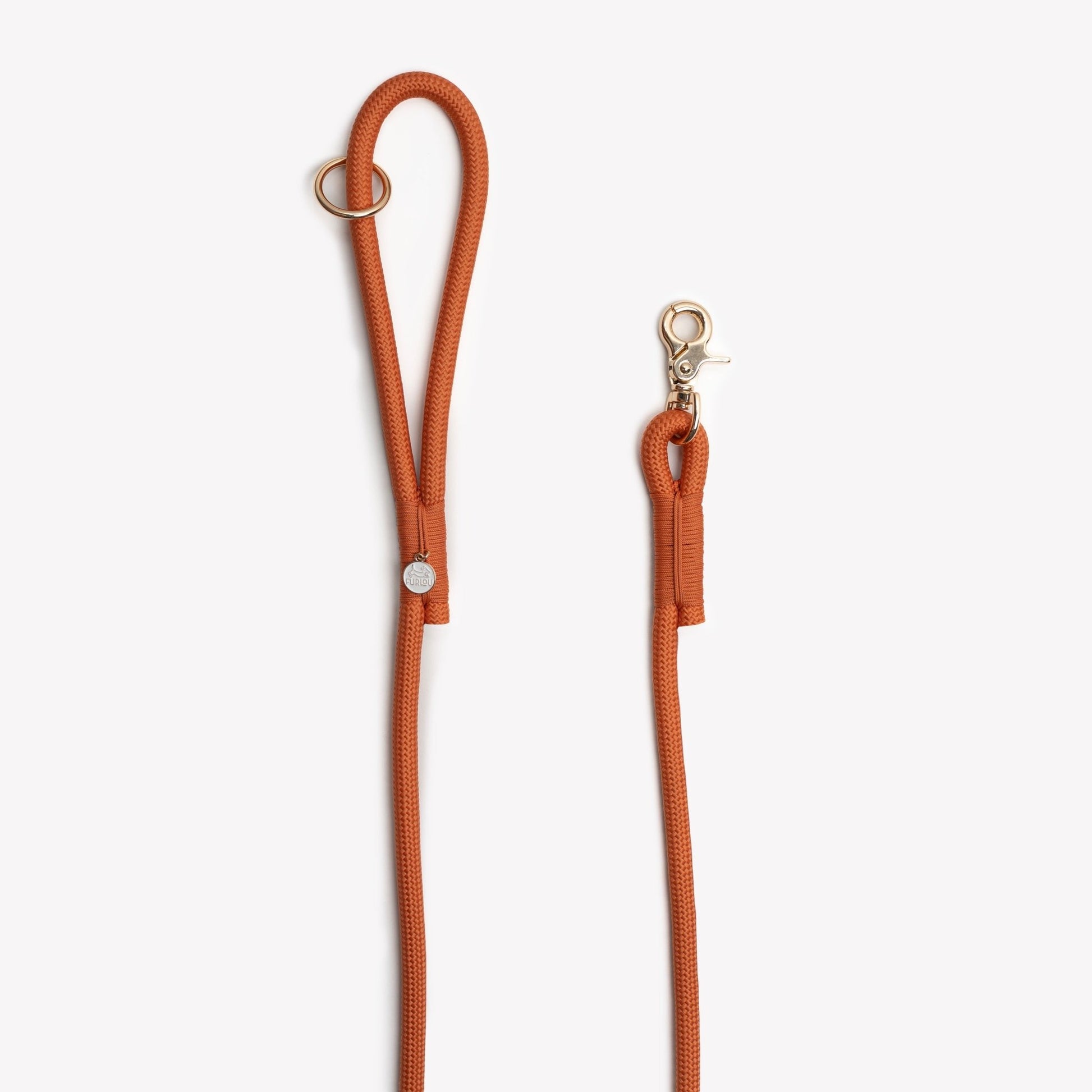 'Terracotta' - Braided Rope Leash - Marsh and Manor Collective
