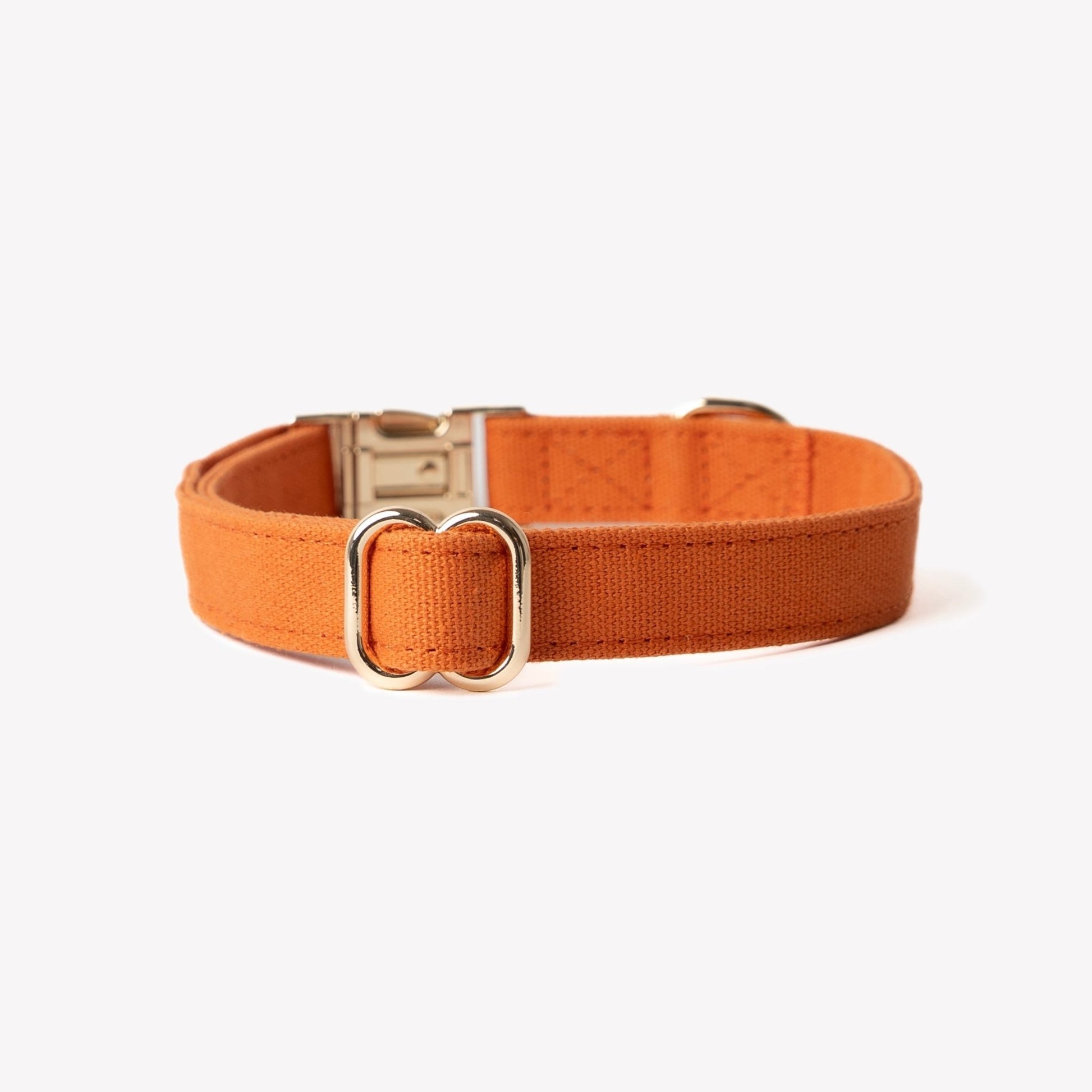 'Terracotta' - Canvas Dog Collar - Marsh and Manor Collective