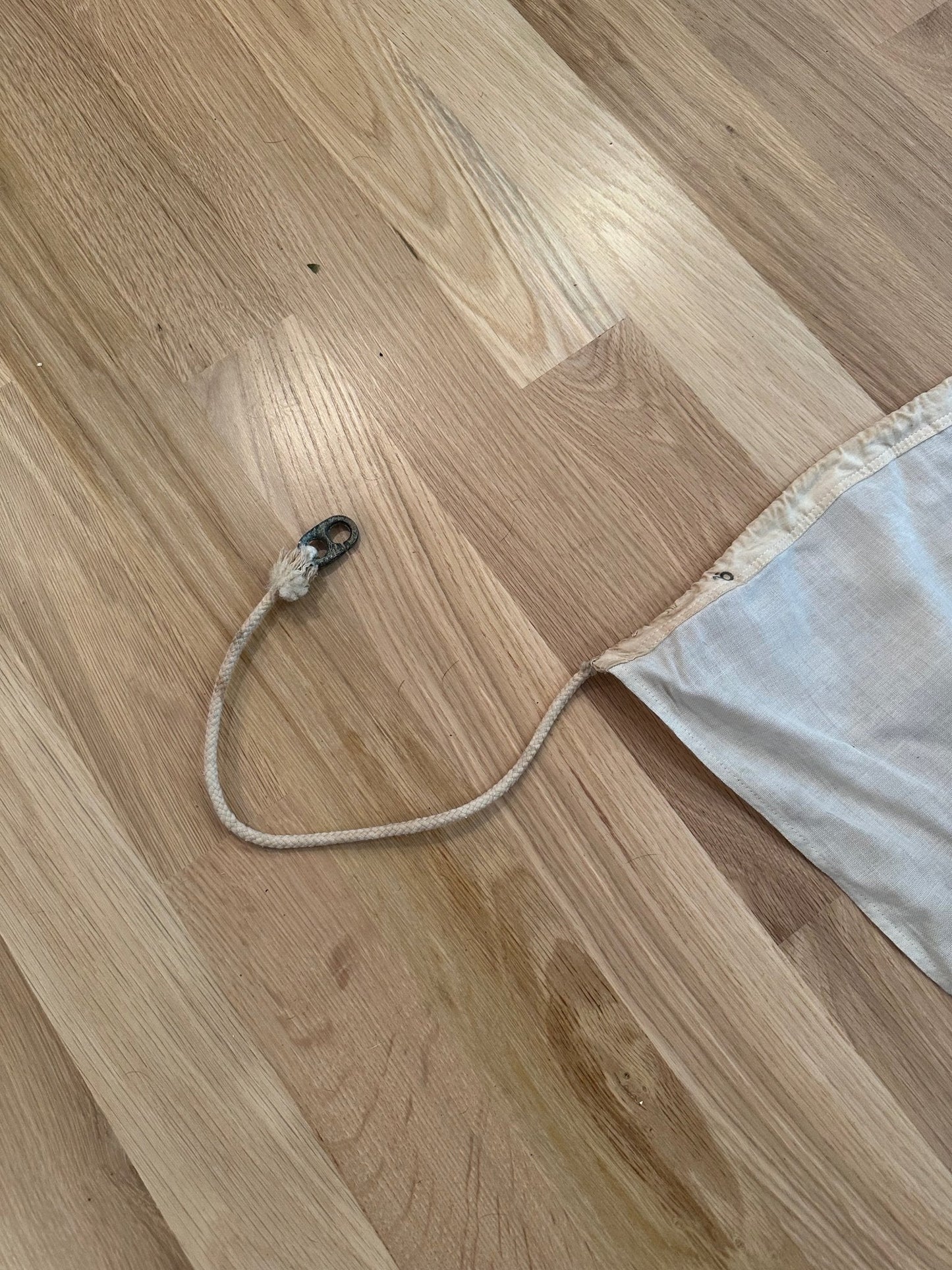 Vintage Red & White Cross Nautical Flag