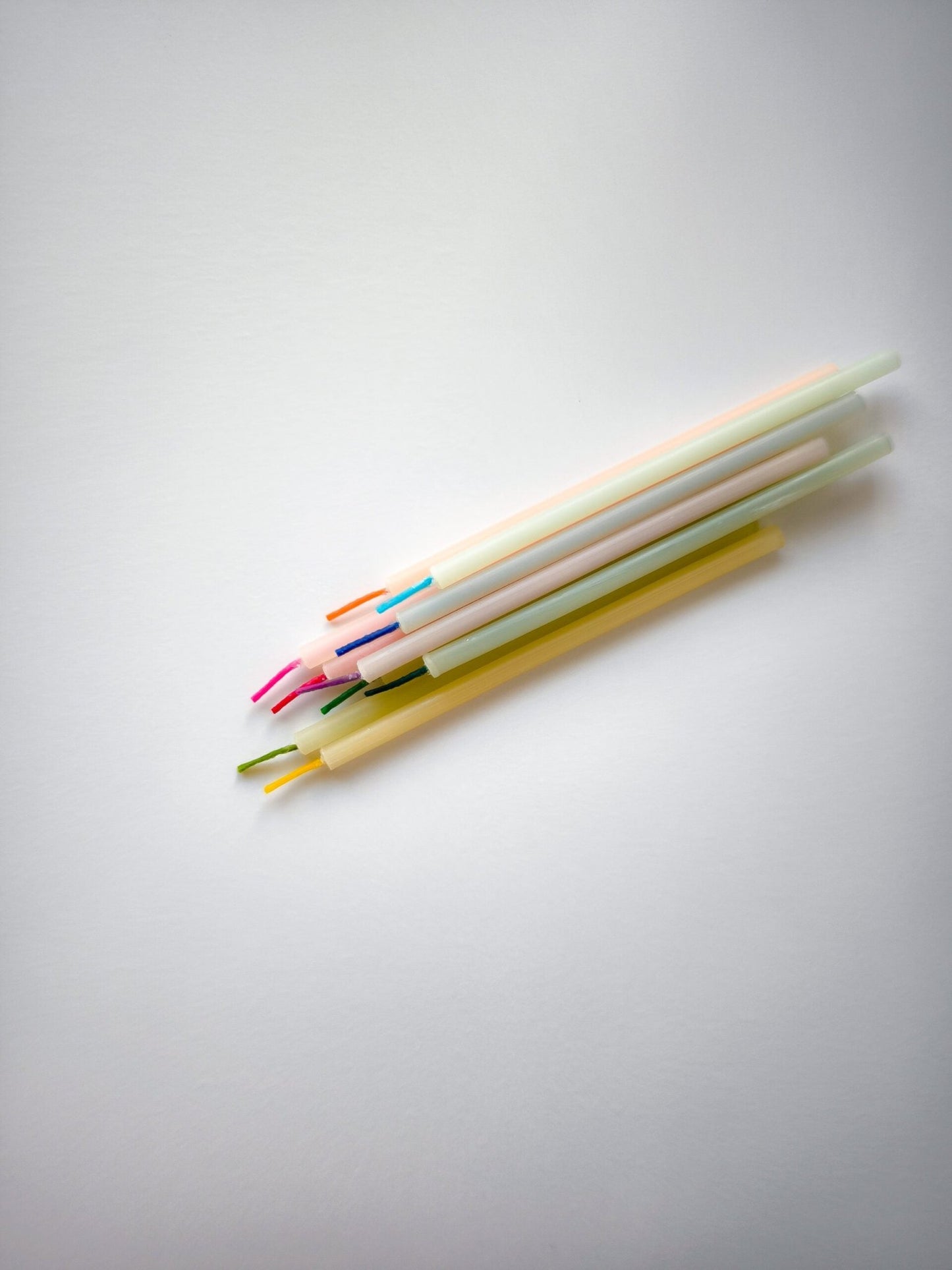 white beeswax Birthday Candles - Marsh and Manor Collective