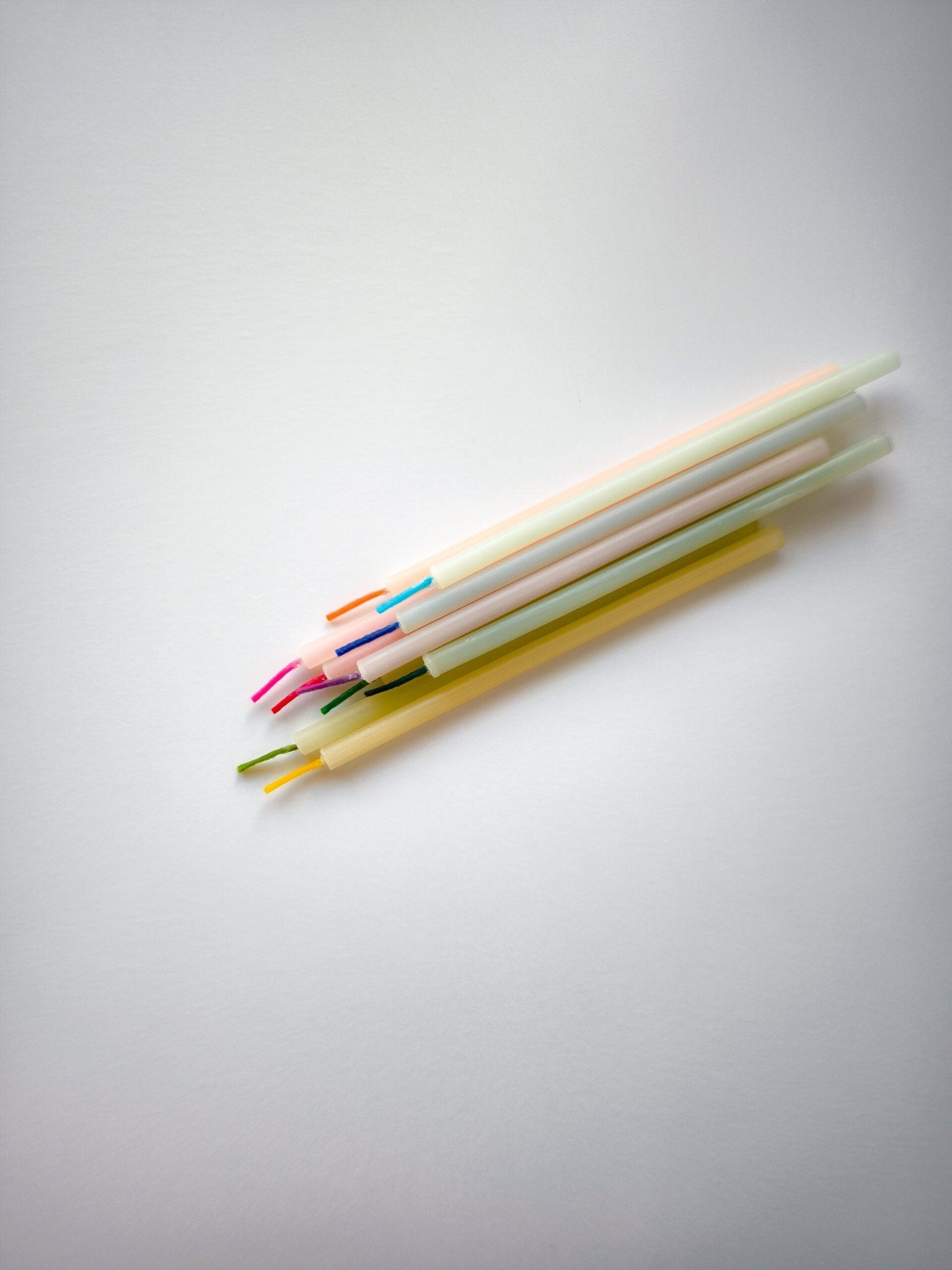 white beeswax Birthday Candles - Marsh and Manor Collective