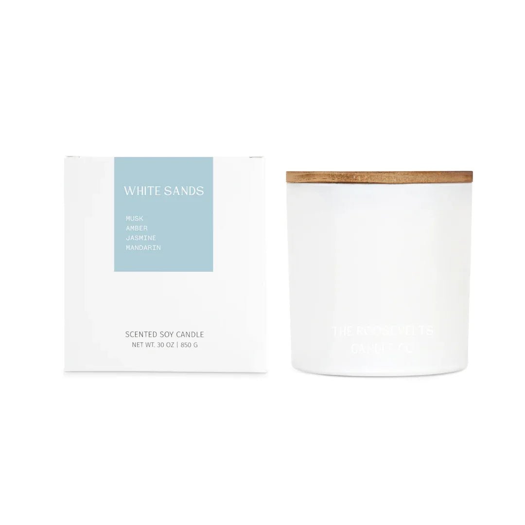 White Sands 3 Wick Candle - Marsh and Manor Collective