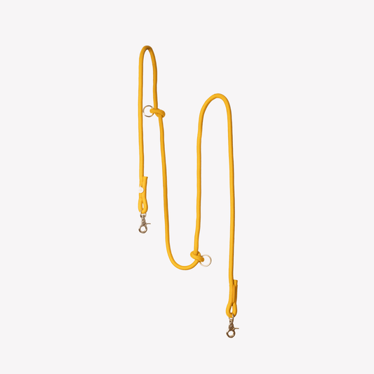 'Yellow' - Hands Free Braided Leash - Marsh and Manor Collective