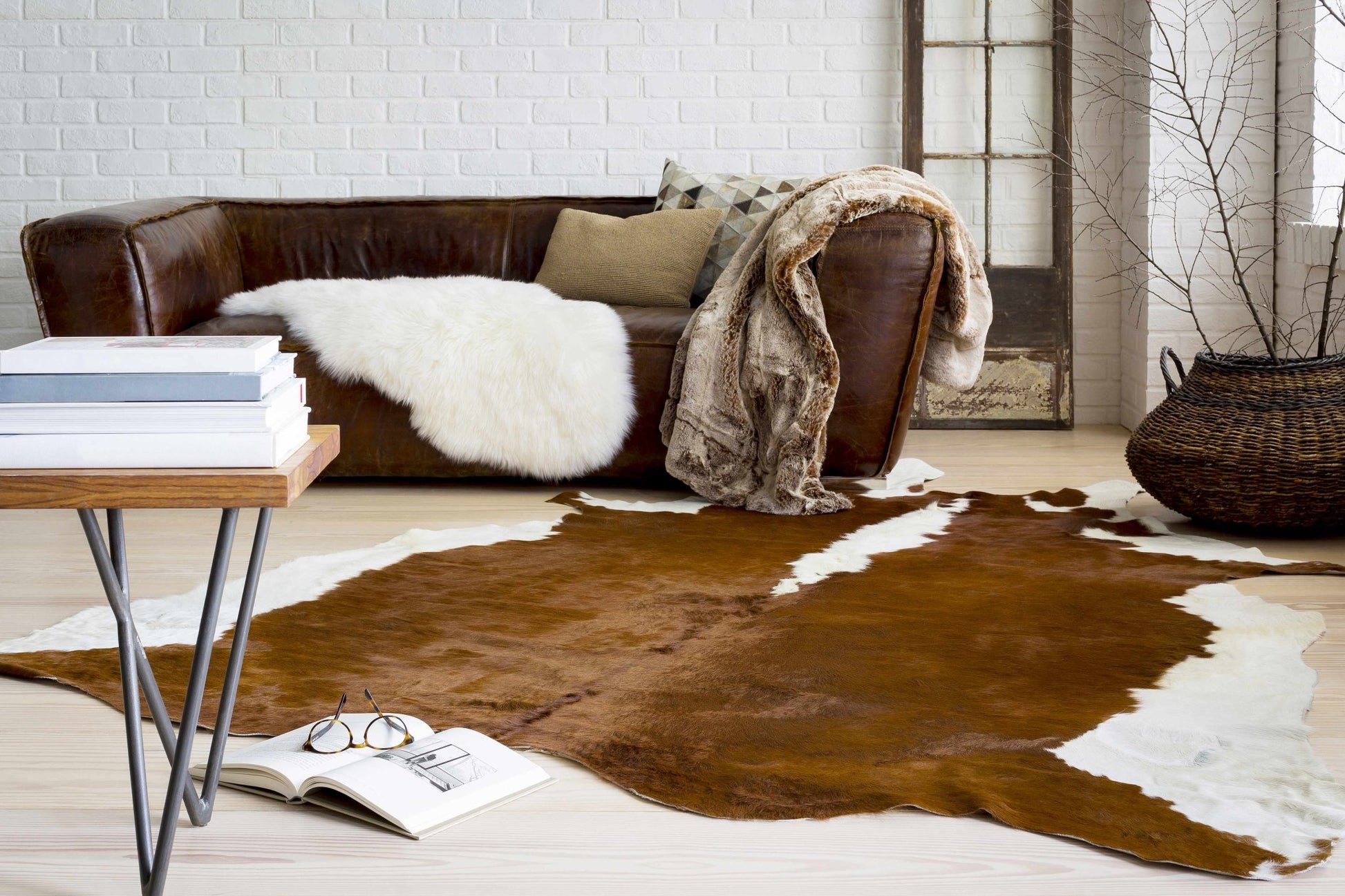 Yucaipa Cowhide Rug - Clearance - Marsh and Manor Collective